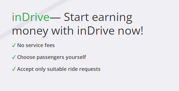Indrive car pooling earning